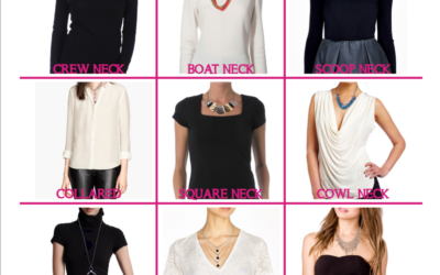 Accessorizing different necklines