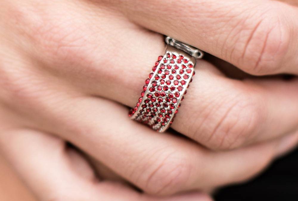 Paparazzi Ring- Brand SPARKLING New – Red