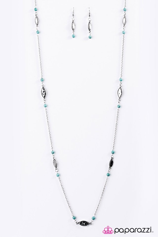 Rural Radiance - Blue - Paparazzi $5 Jewelry Join or Shop Online