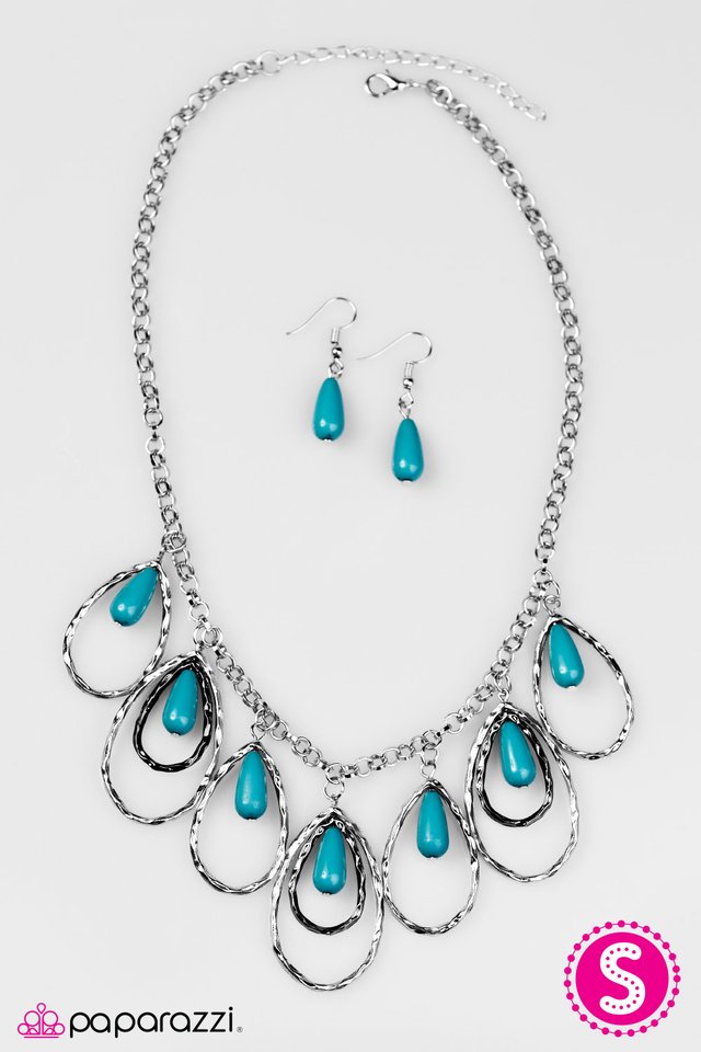 TEAR-rifically Terrific - Blue - Paparazzi $5 Jewelry Join or Shop Online