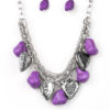 Change Of Heart - Purple - Paparazzi Accessories