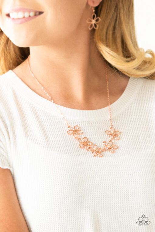 Hoppin Hibiscus - Copper - Paparazzi Accessories