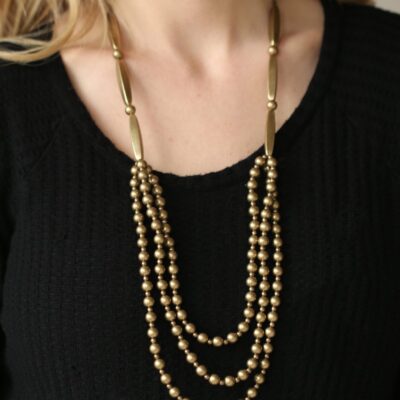 Beaded Beacon - Brass